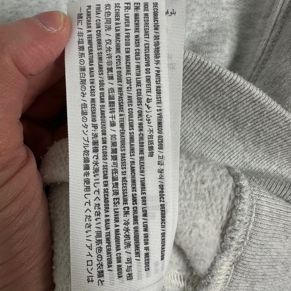 Abercrombie Soft Collection Drama Wedgey Henley Cropped 90s Sweatshirt Sz Medium - Picture 8 of 15